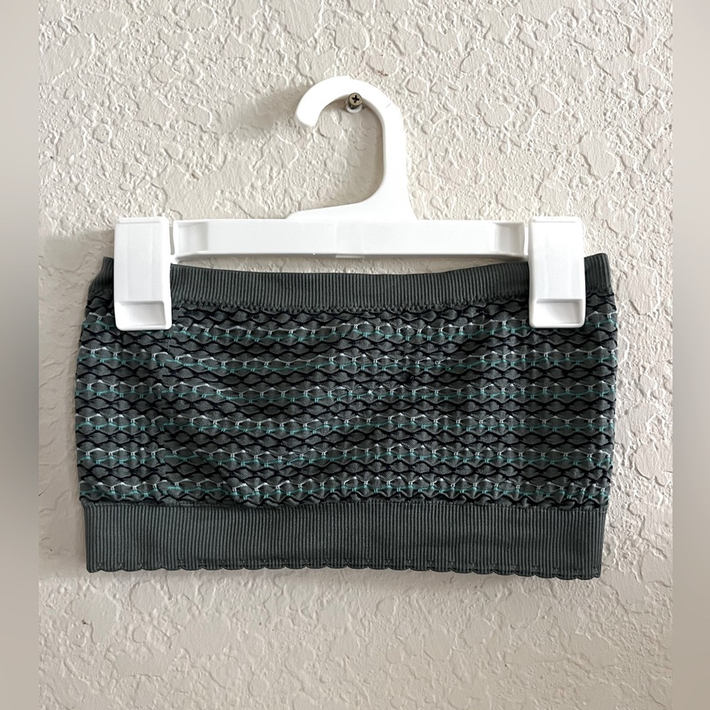 aerie green strapless top